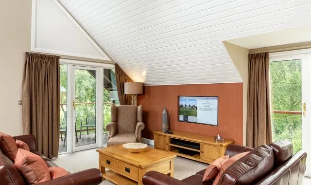 lounge in a two-bedroom-detached-lodges